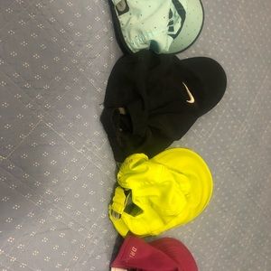 New to running? Set of 4 Nike runnings hats, used condition.